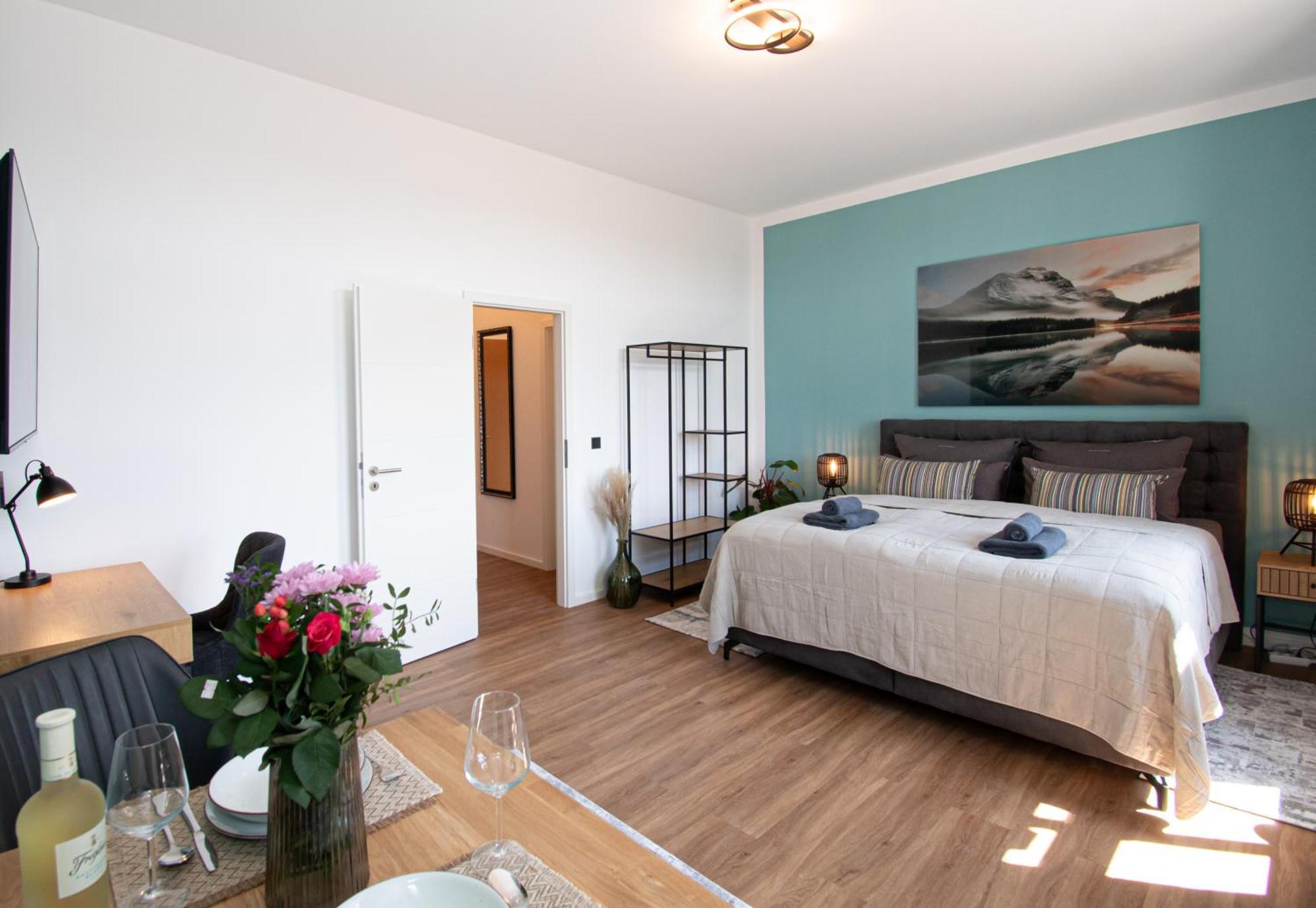 Halle  Sweethome - Zentral - Kueche & Parkplatz, Wifi מראה חיצוני תמונה