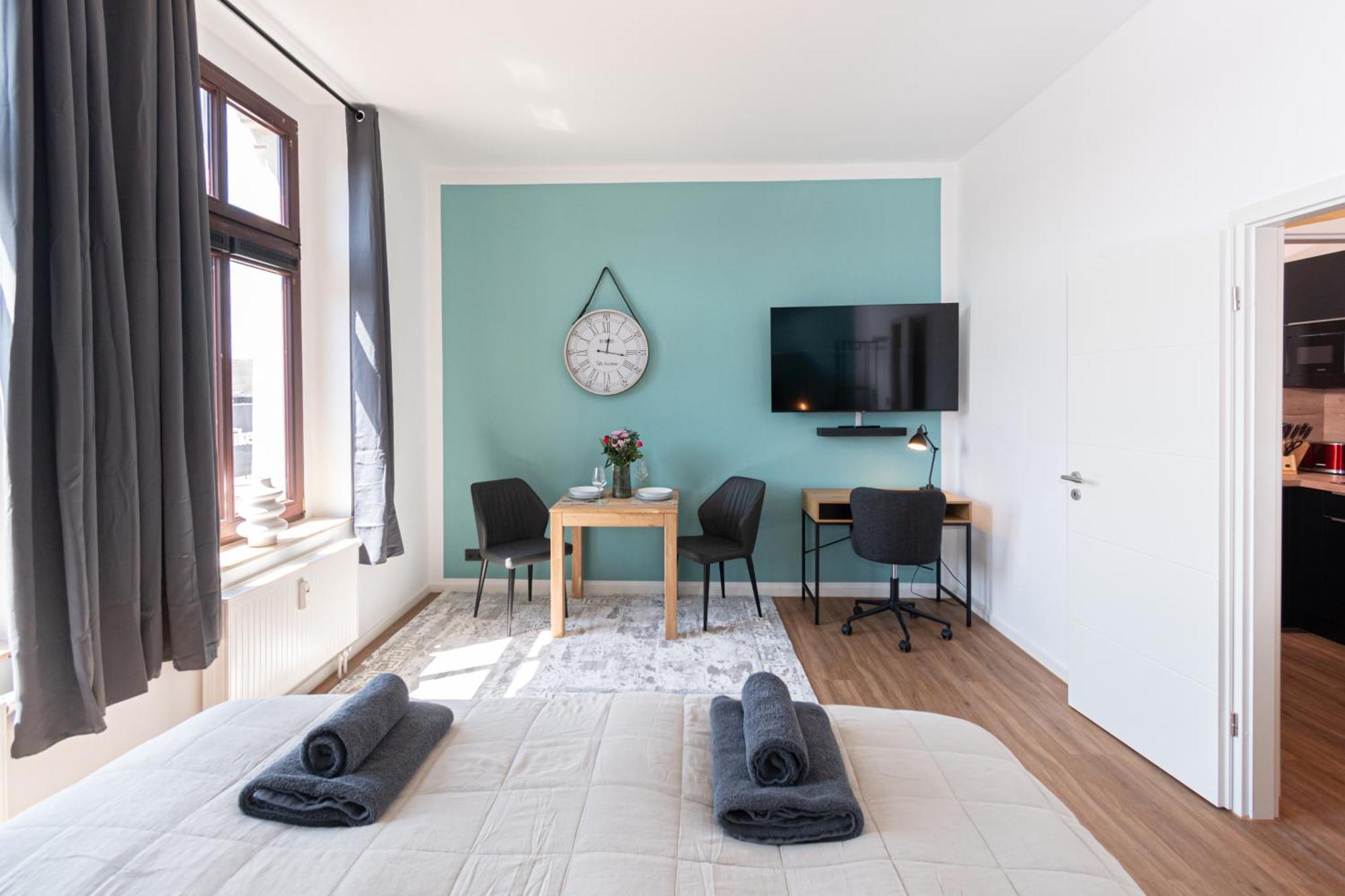 Halle  Sweethome - Zentral - Kueche & Parkplatz, Wifi מראה חיצוני תמונה