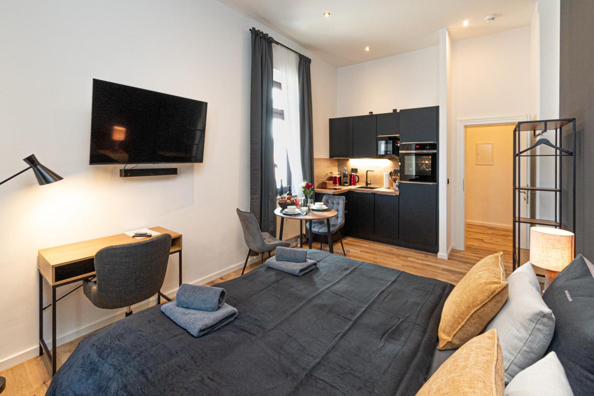 Halle  Sweethome - Zentral - Kueche & Parkplatz, Wifi מראה חיצוני תמונה